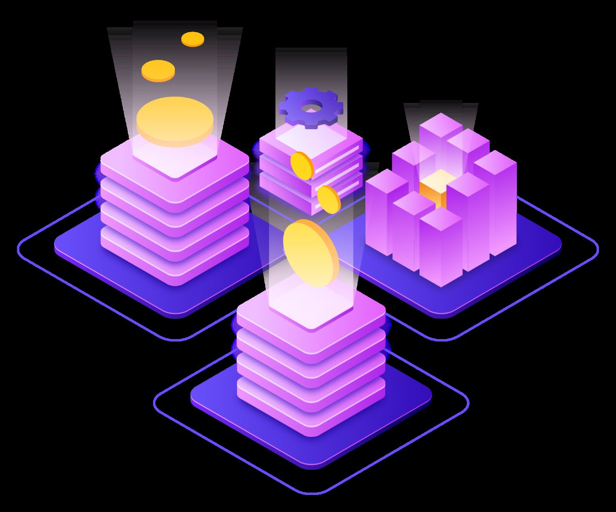 Token staking infrastructure